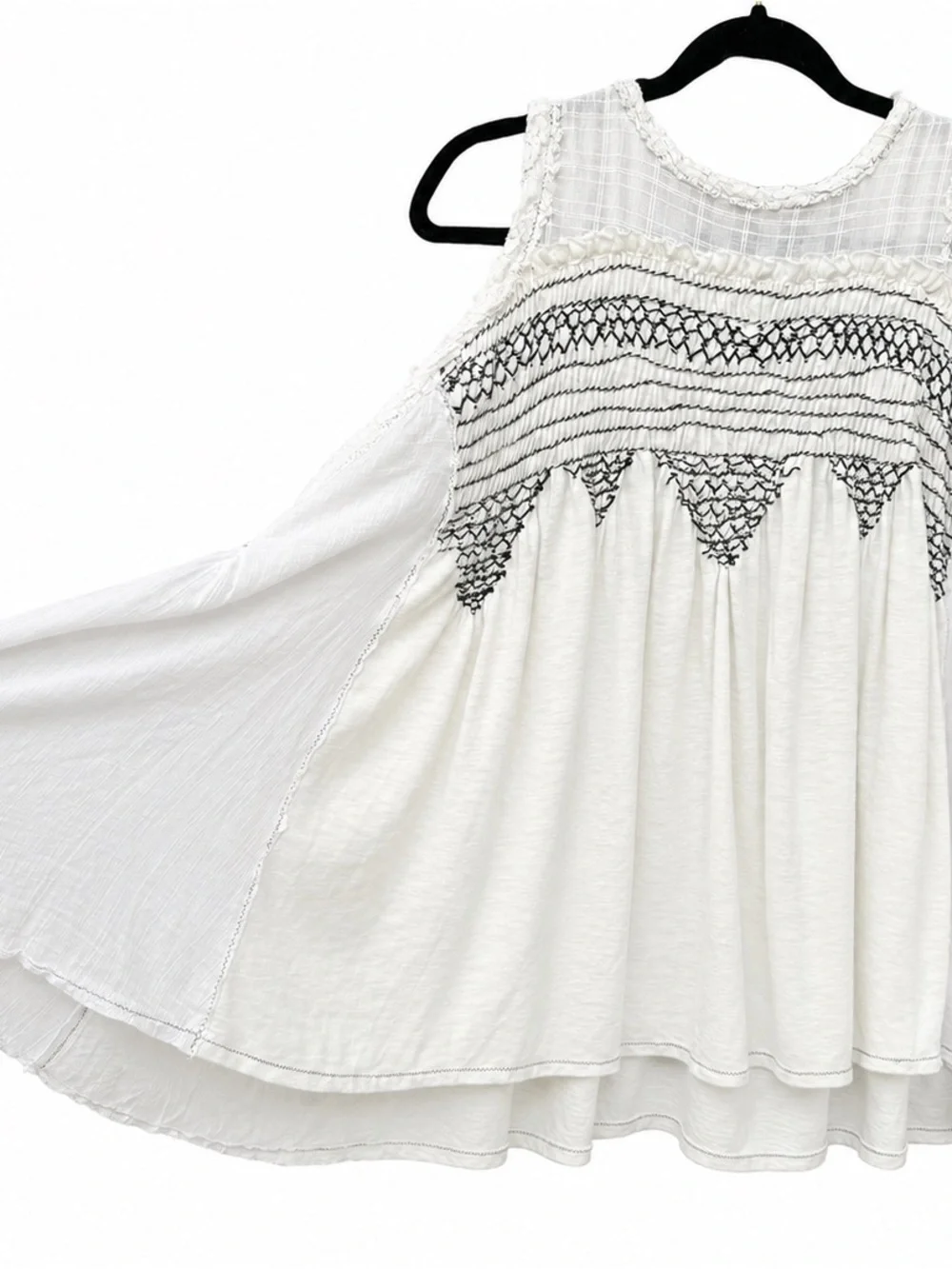 Free People Women's Tops Free People Tunic Flowy Boho oversized shirt tank